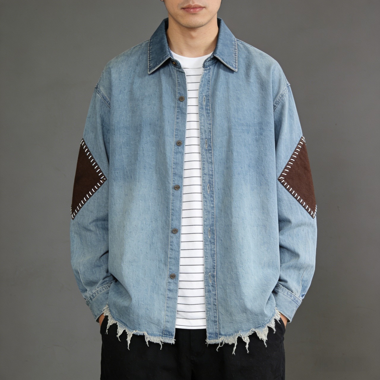 Ultra-thin badges for lightweight coats